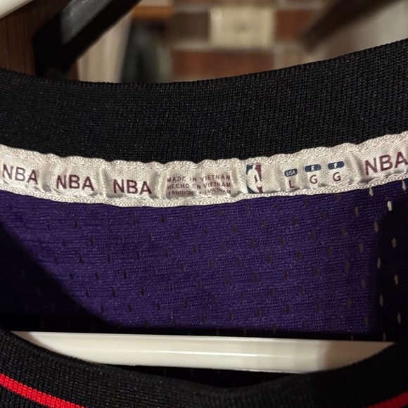 NBA Raptors Kids Purple Basketball Jersey - Picture 3 of 5